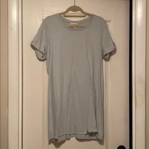 Baby blue t shirt dress